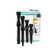 Black || Stretch-Loc TPU Straps (4 Pack)